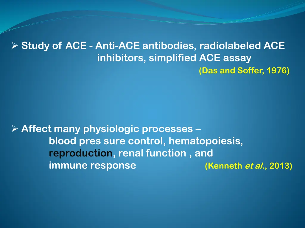 study of ace anti ace antibodies radiolabeled