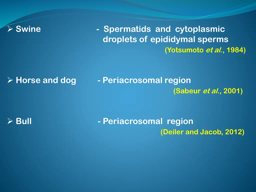 swine spermatids and cytoplasmic droplets