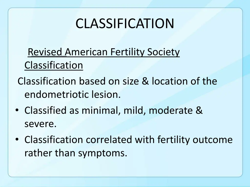 classification