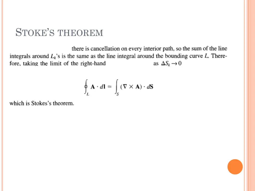 s toke s theorem 1