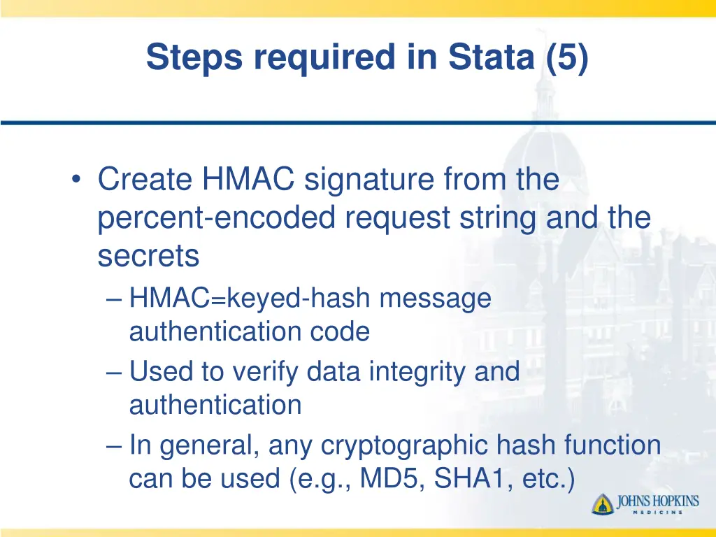 steps required in stata 5