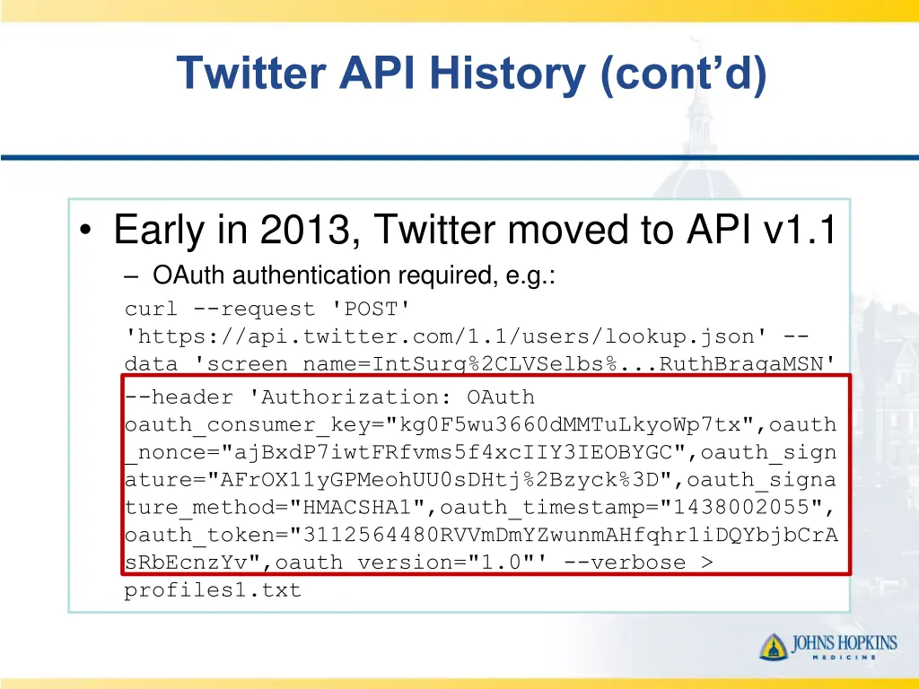 twitter api history cont d 2