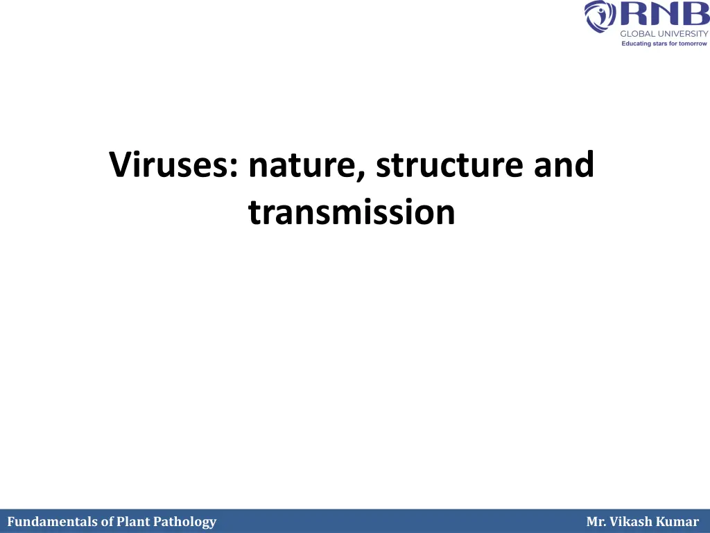 viruses nature structure and transmission