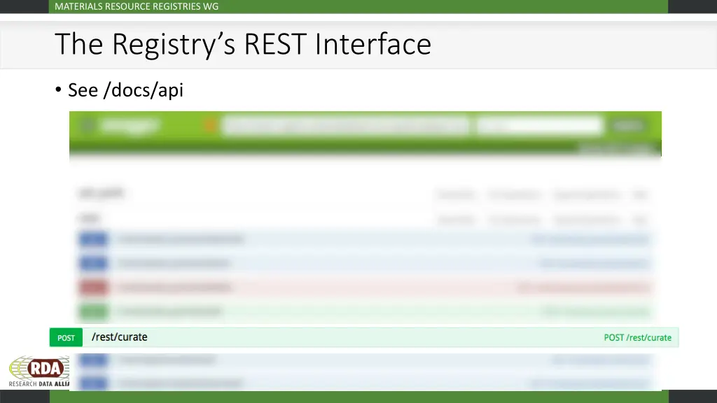 materials resource registries wg 4