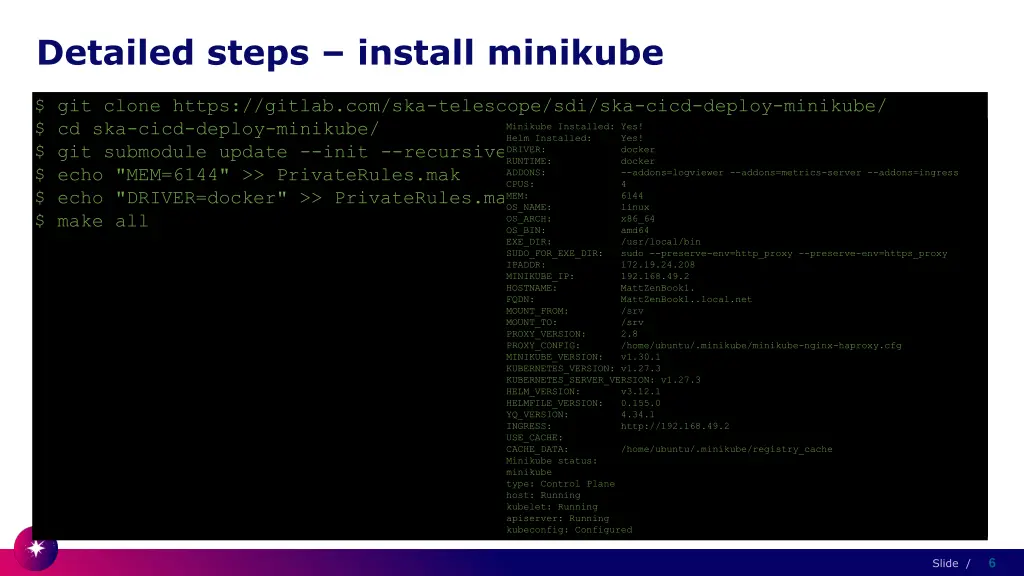 detailed steps install minikube