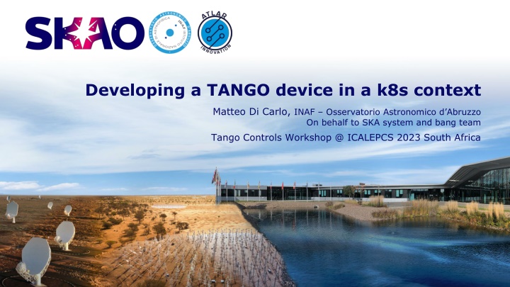 developing a tango device in a k8s context