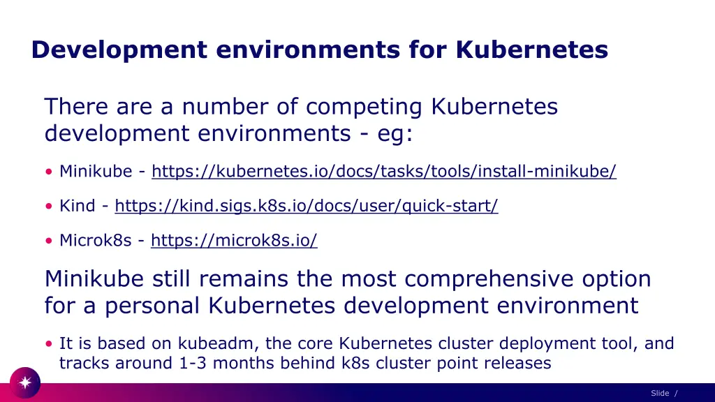 development environments for kubernetes