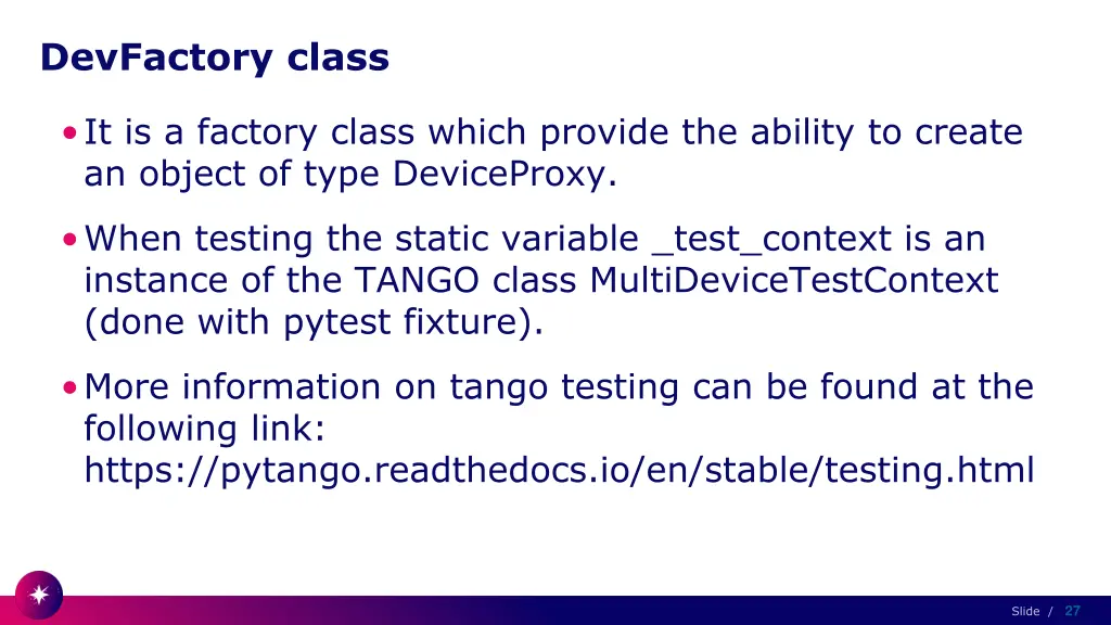 devfactory class