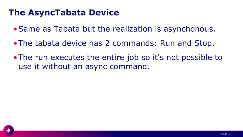 the asynctabata device