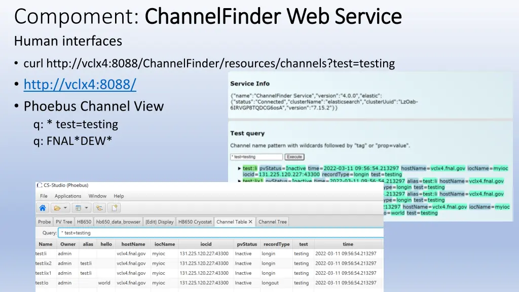 compoment channelfinder channelfinder web service 1