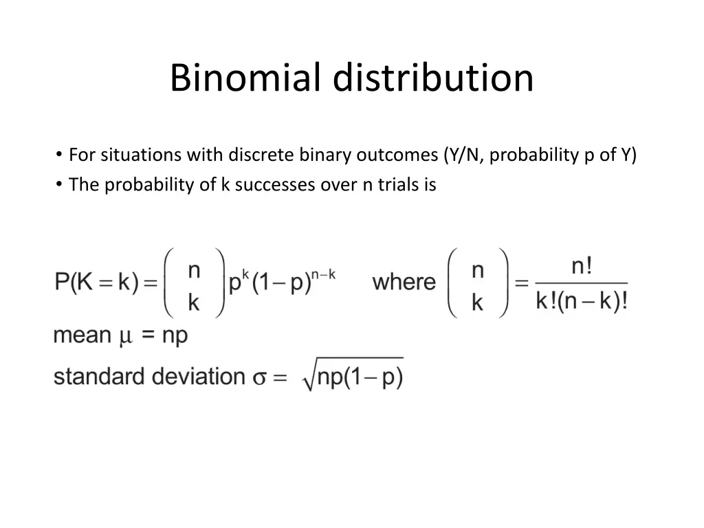 binomial distribution