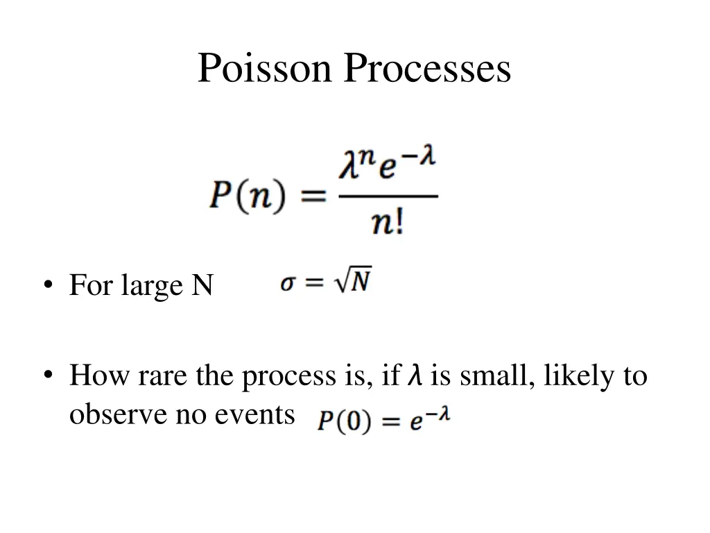 poisson processes