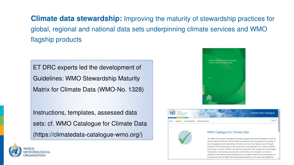 climate data stewardship improving the maturity