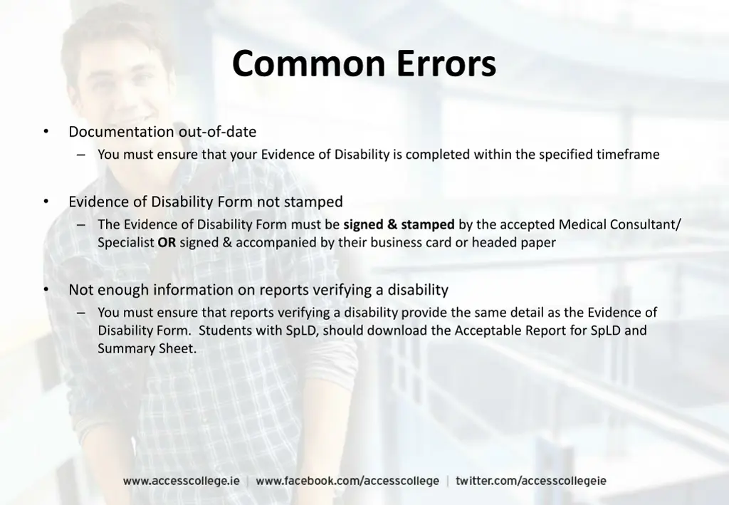 common errors 1