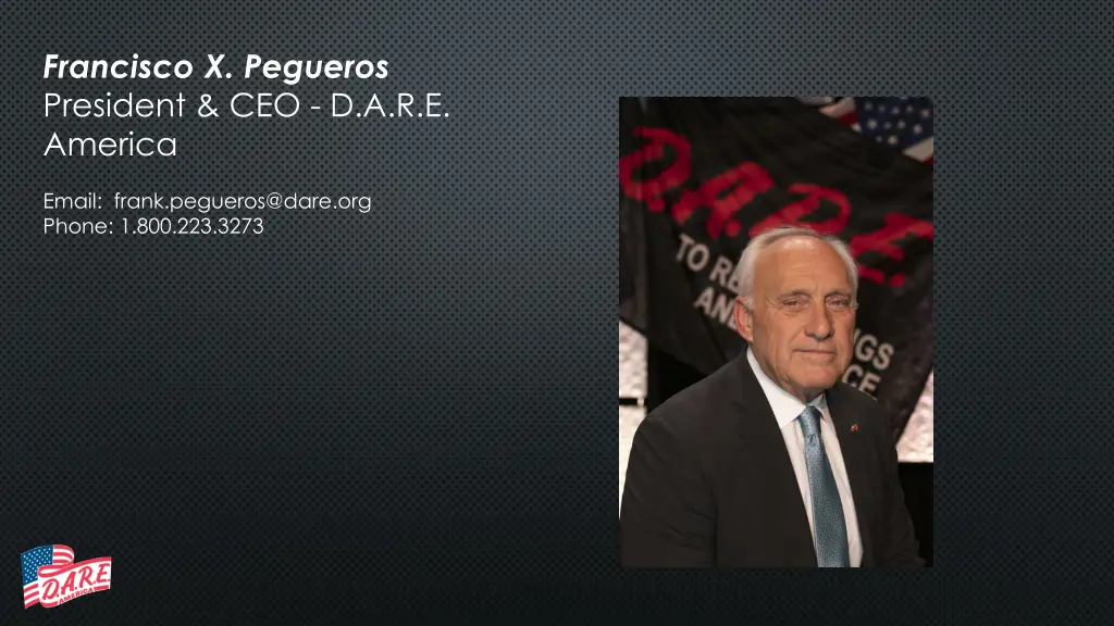 francisco x pegueros president ceo d a r e america