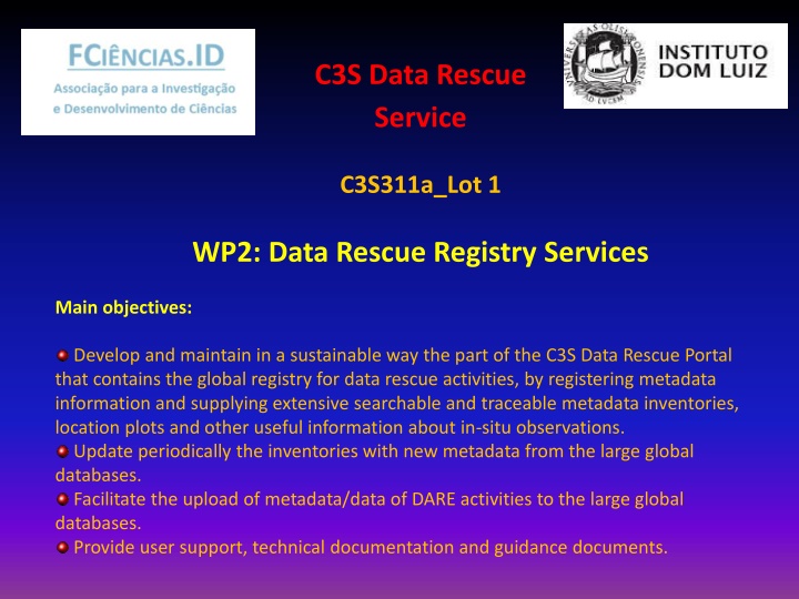 c3s data rescue service