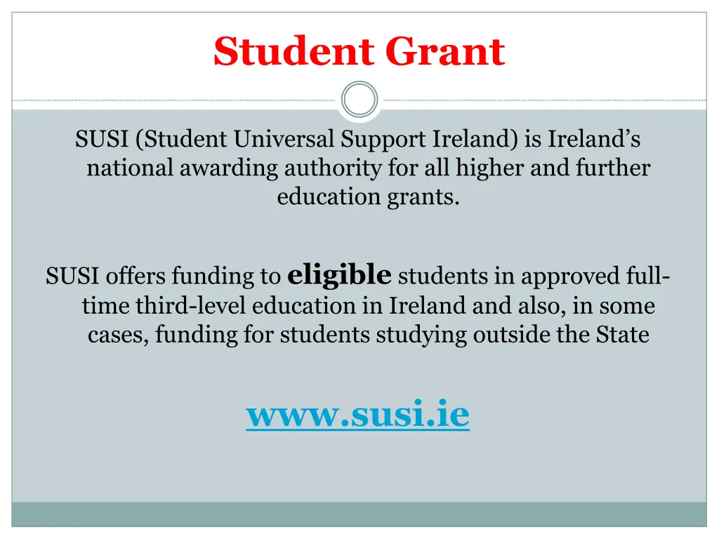 student grant