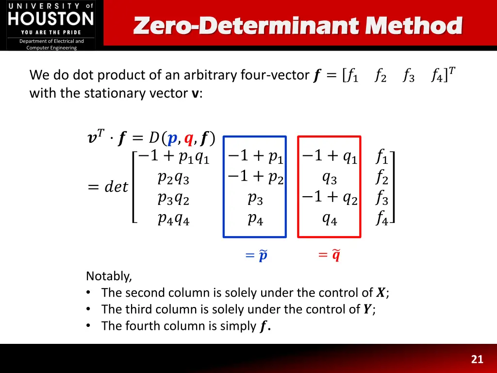 zero zero determinant method determinant method 1