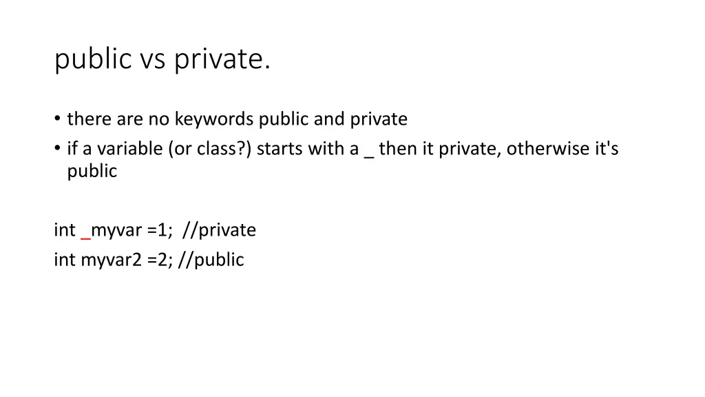 public vs private