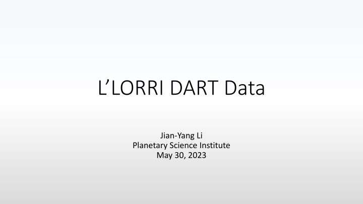 l lorri dart data