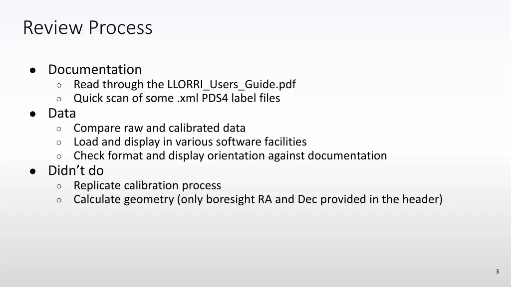 review process