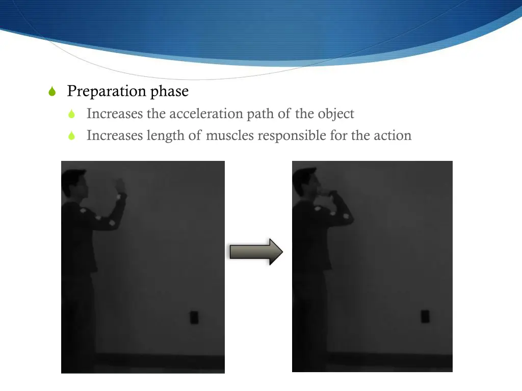 preparation phase increases the acceleration path