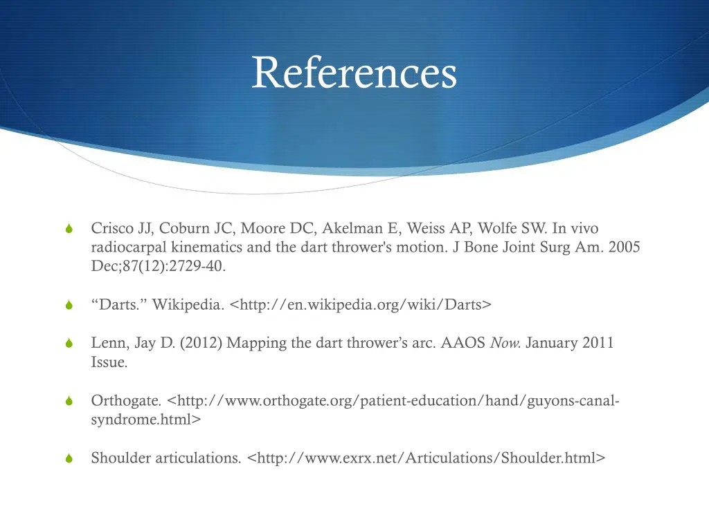 references