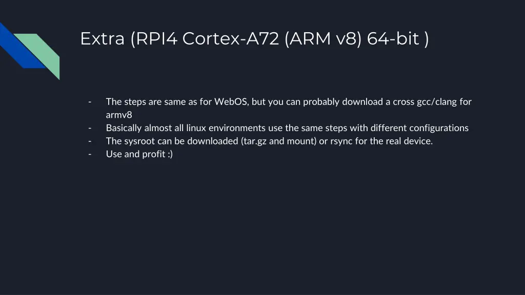 extra rpi4 cortex a72 arm v8 64 bit