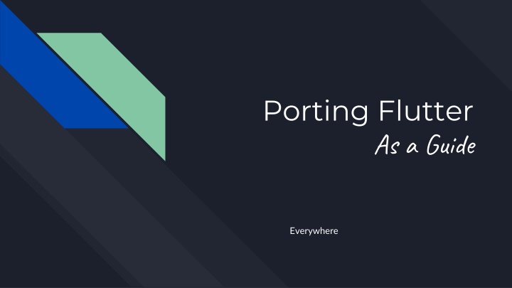 porting flutter