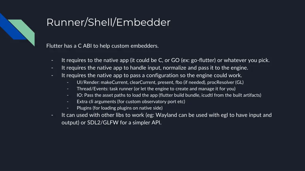 runner shell embedder