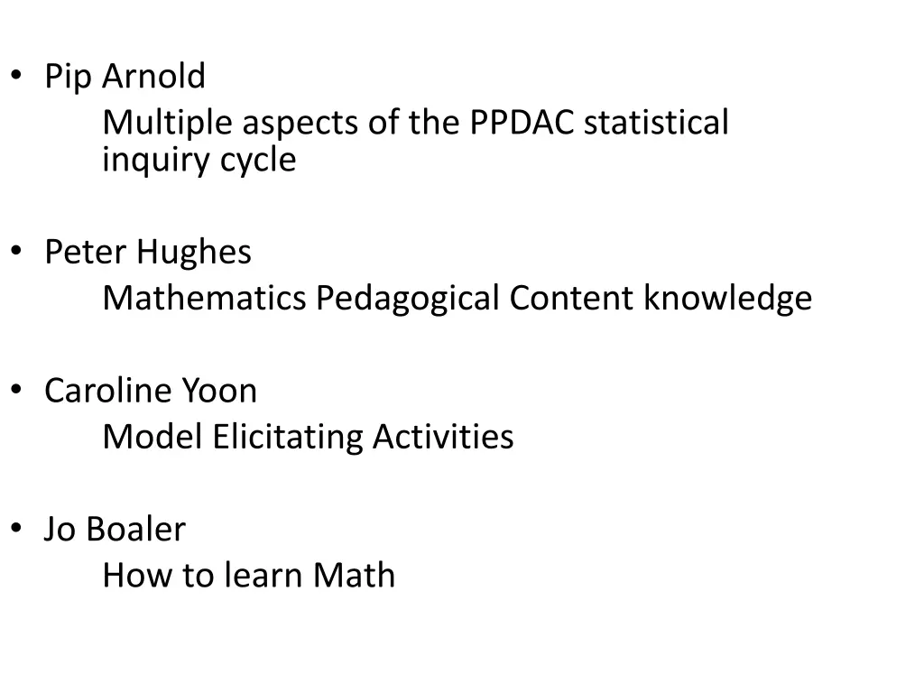 pip arnold multiple aspects of the ppdac