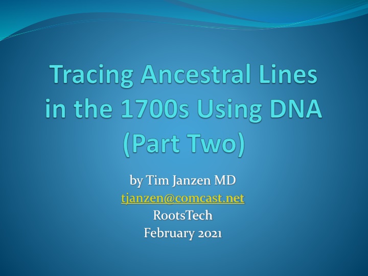 by tim janzen md tjanzen@comcast net rootstech