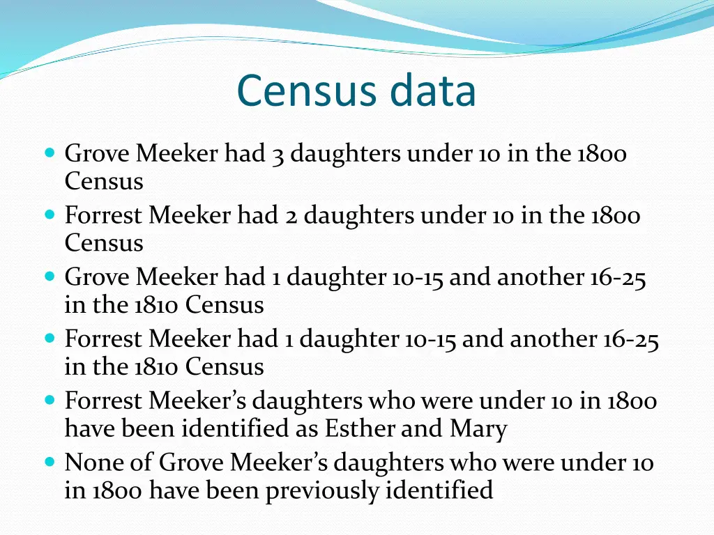 census data