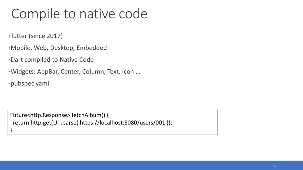 compile to native code