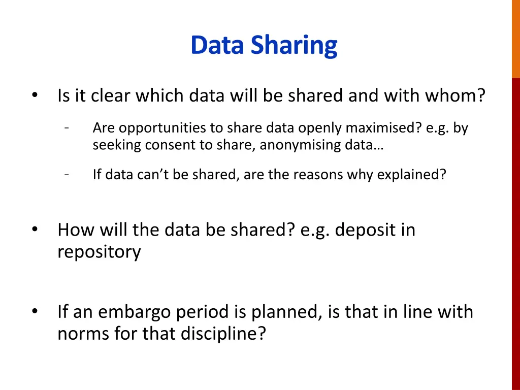 data sharing