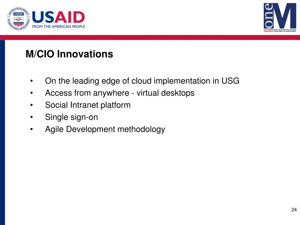 m cio innovations