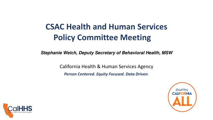 csac health and human services policy committee