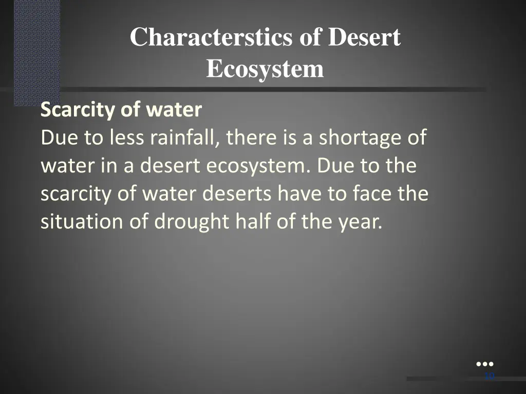 characterstics of desert ecosystem 4