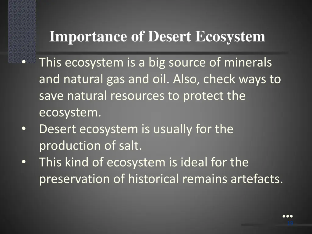 importance of desert ecosystem 1