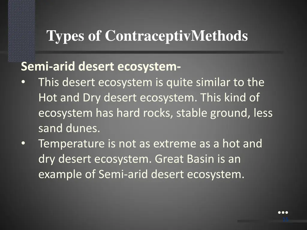 types of contraceptivmethods