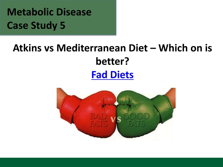 metabolic disease case study 5 atkins