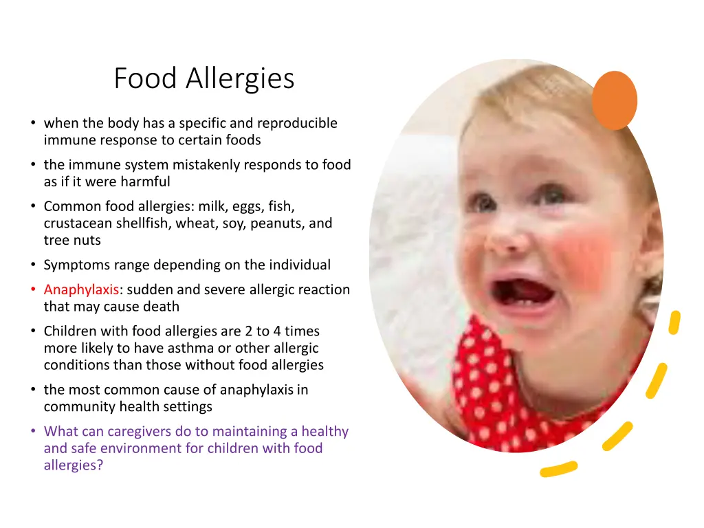 food allergies