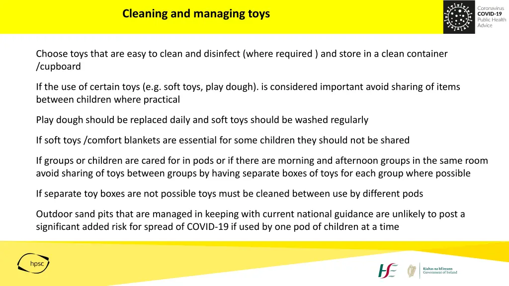 cleaning and managing toys