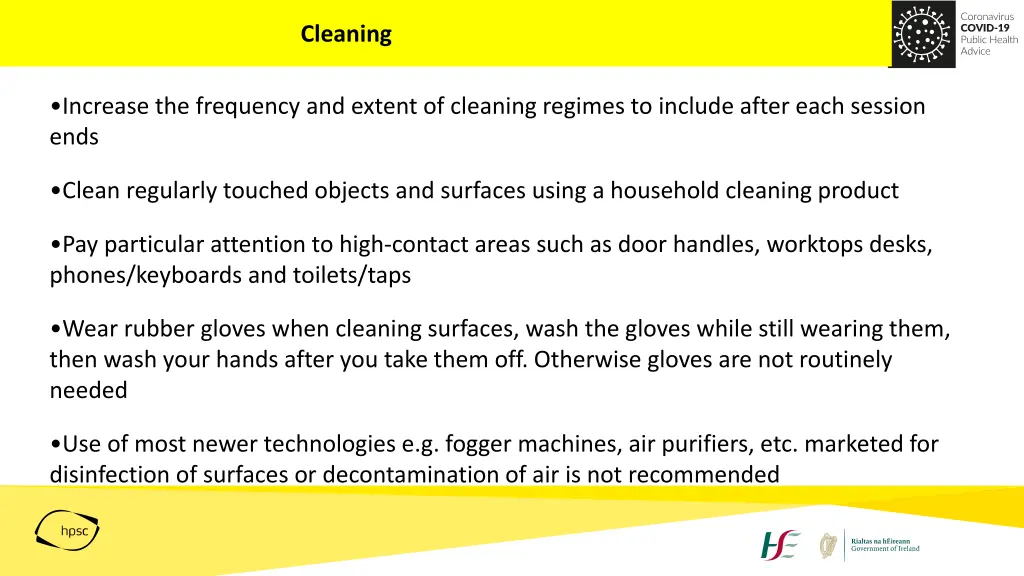 cleaning