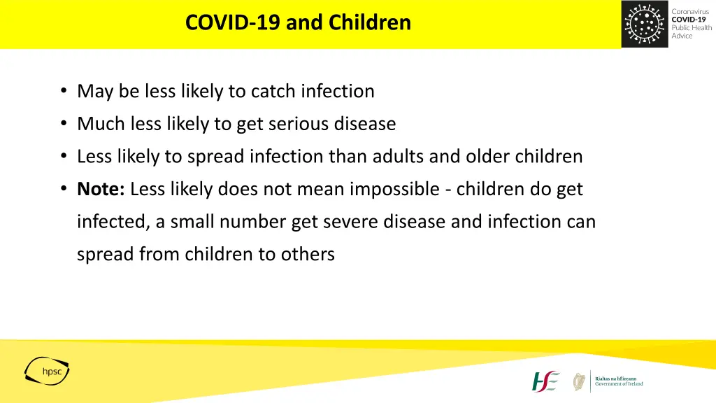 covid 19 and children