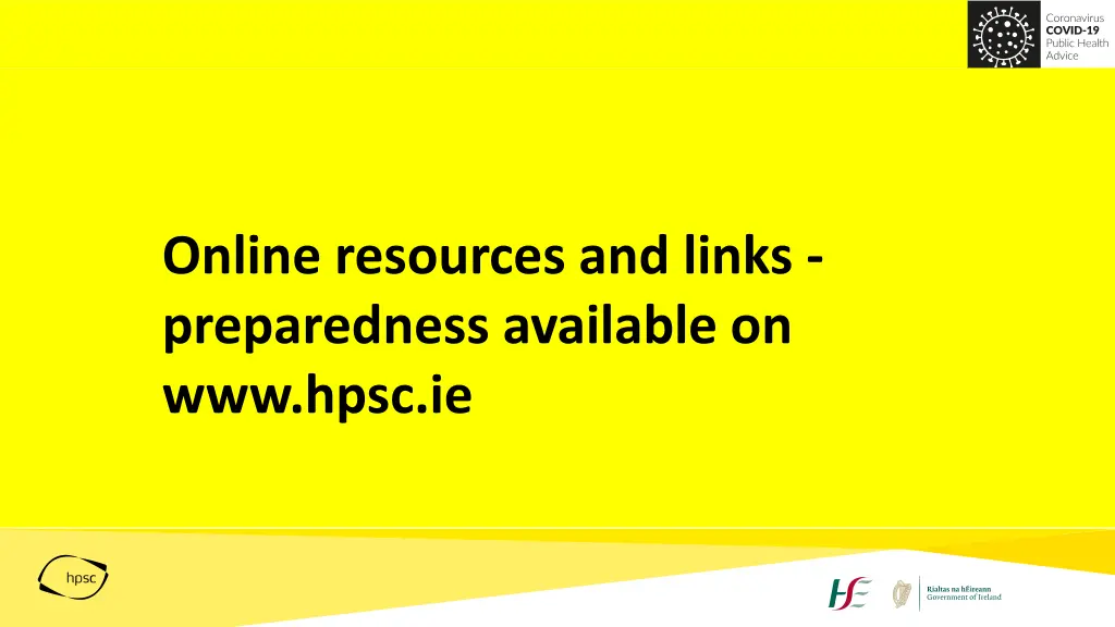 online resources and links preparedness available