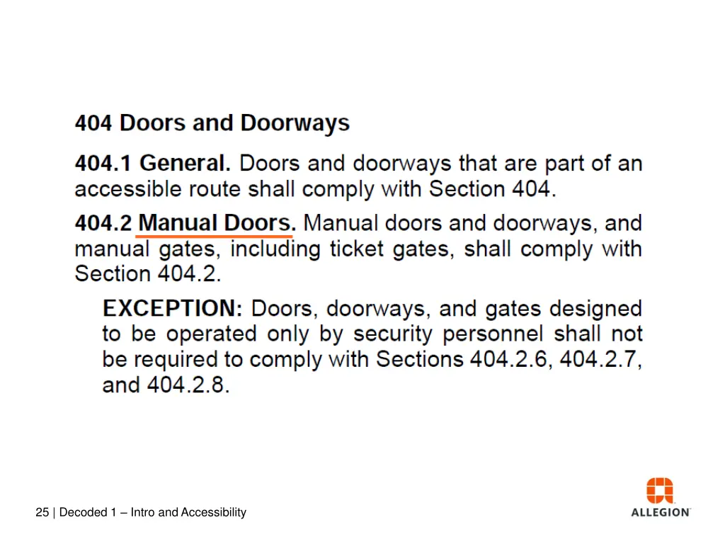 25 decoded 1 intro and accessibility