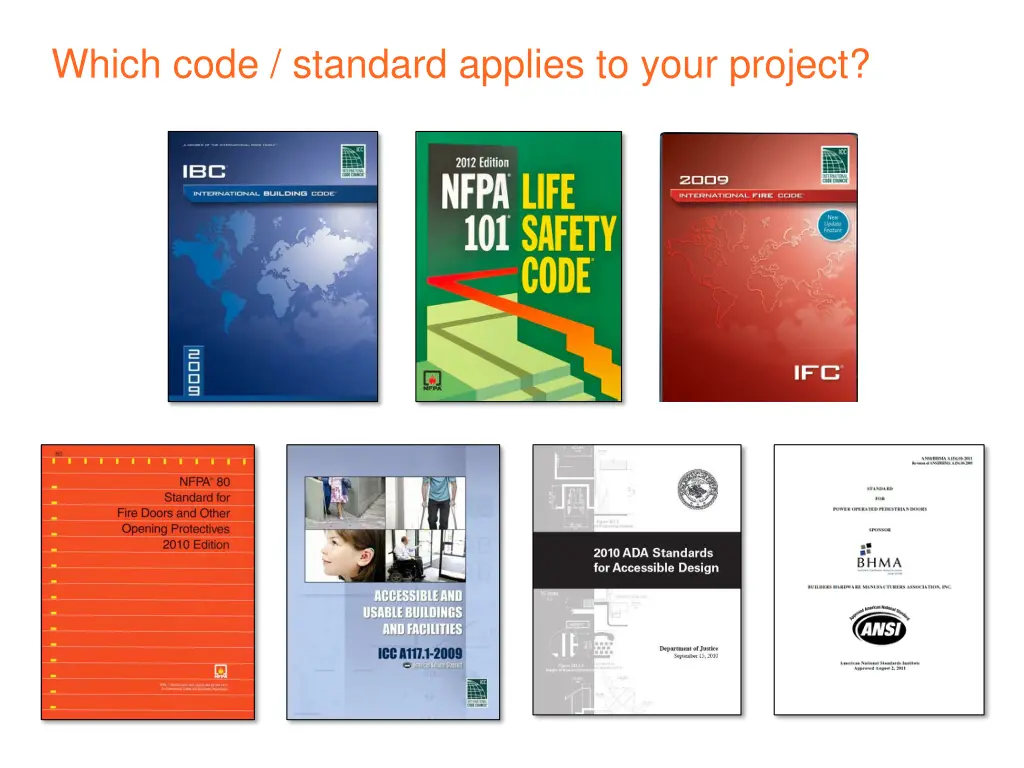 which code standard applies to your project