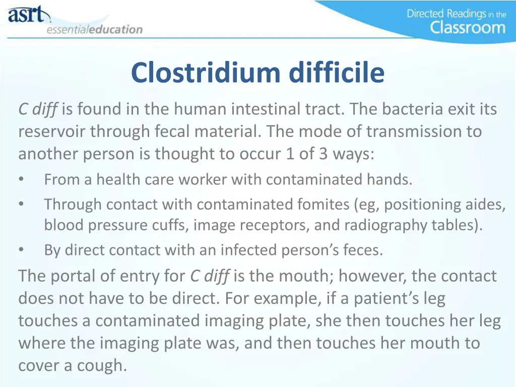 clostridium difficile 2