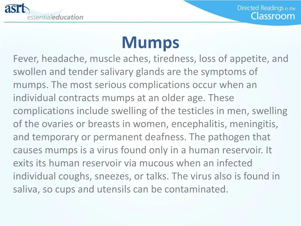 mumps